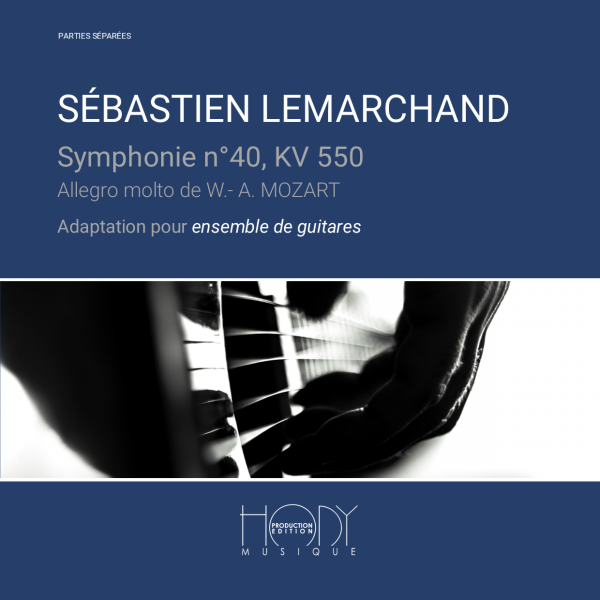Symphonie n° 40, KV 550 - Allegro molto de Wolfgang Amadeus MOZART -  Adaptation de Sébastien LEMARCHAND